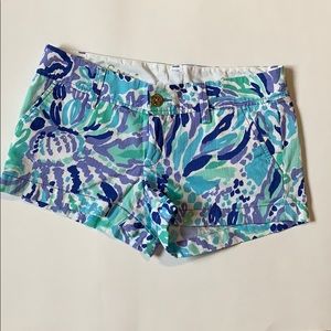 Lilly Pulitzer Walsh Shorts Size 0